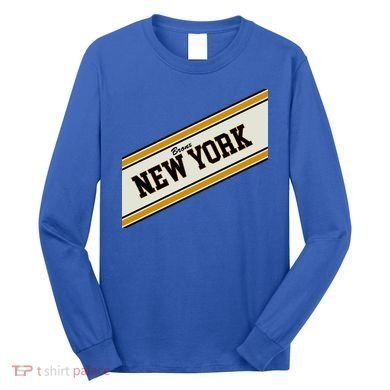 Bronx New York Varsity Logo Long Sleeve Shirt