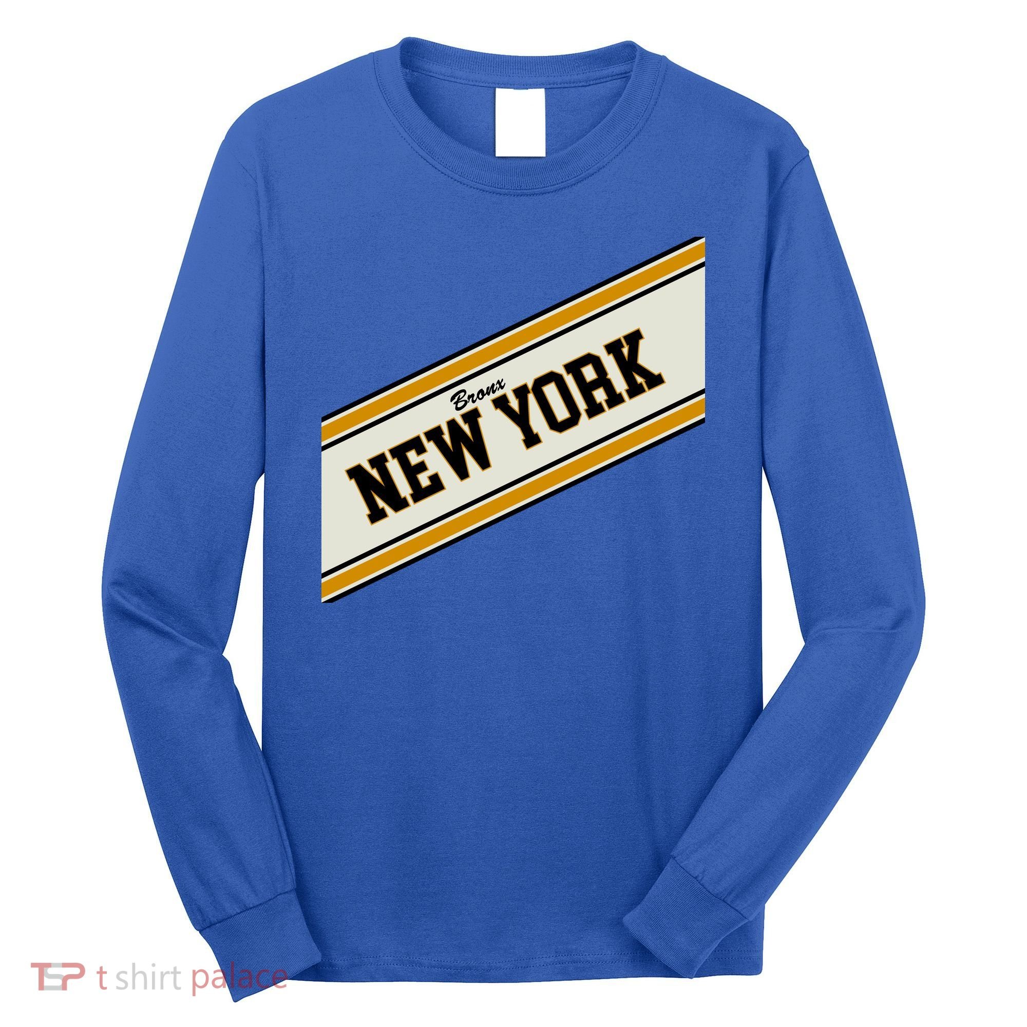 Bronx New York Varsity Logo Long Sleeve Shirt