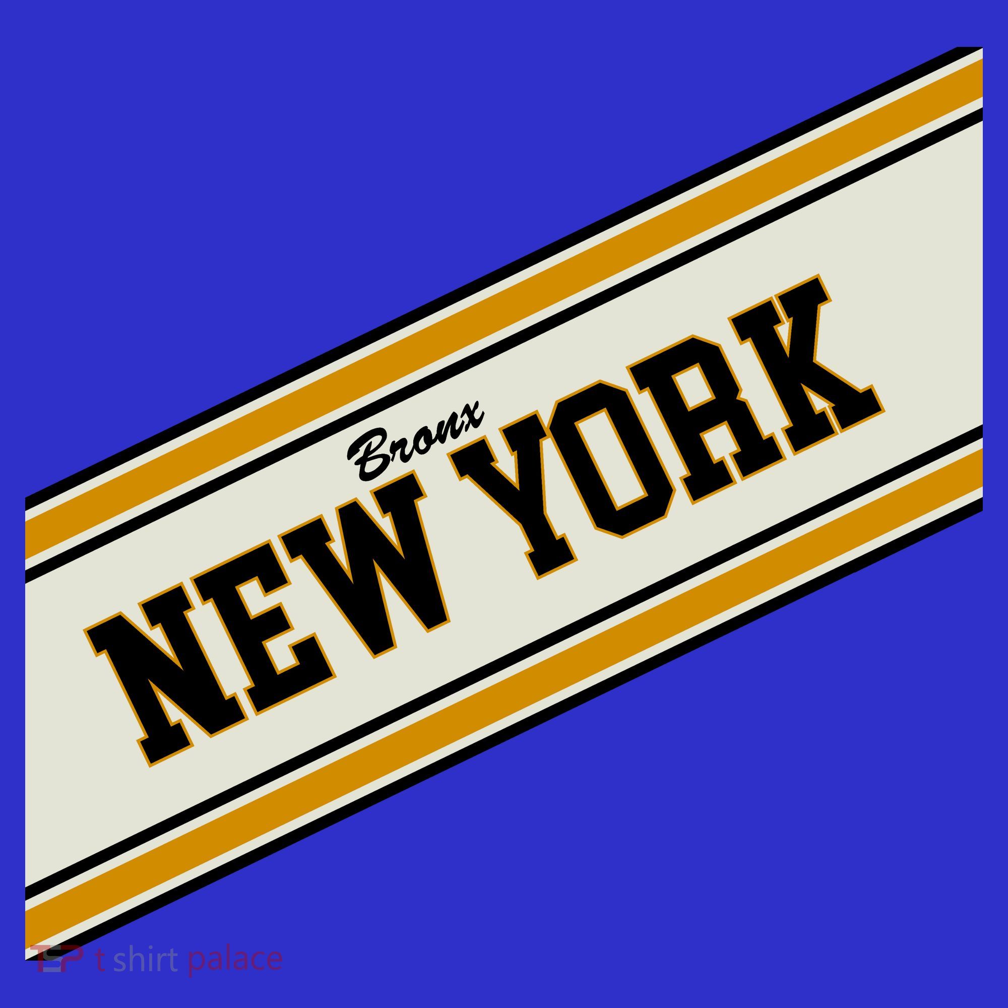 Bronx New York Varsity Logo Long Sleeve Shirt