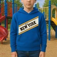 Bronx New York Varsity Logo Kids Hoodie thumb 2