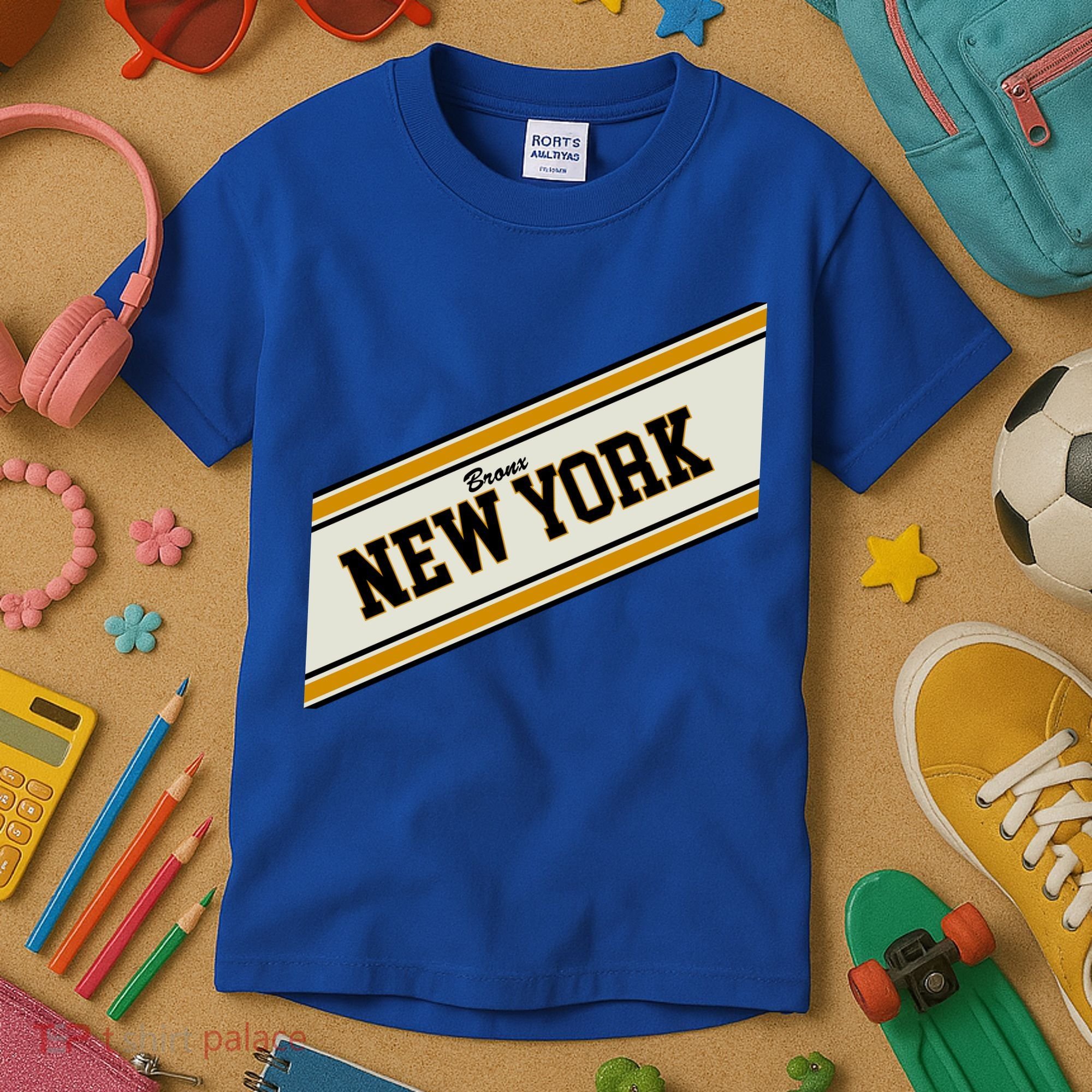 Bronx New York Varsity Logo Kids T-Shirt
