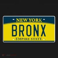 Bronx New York Ny Neighborhood Hometown License Plate Funny Gift Women's Hoodie thumb 2