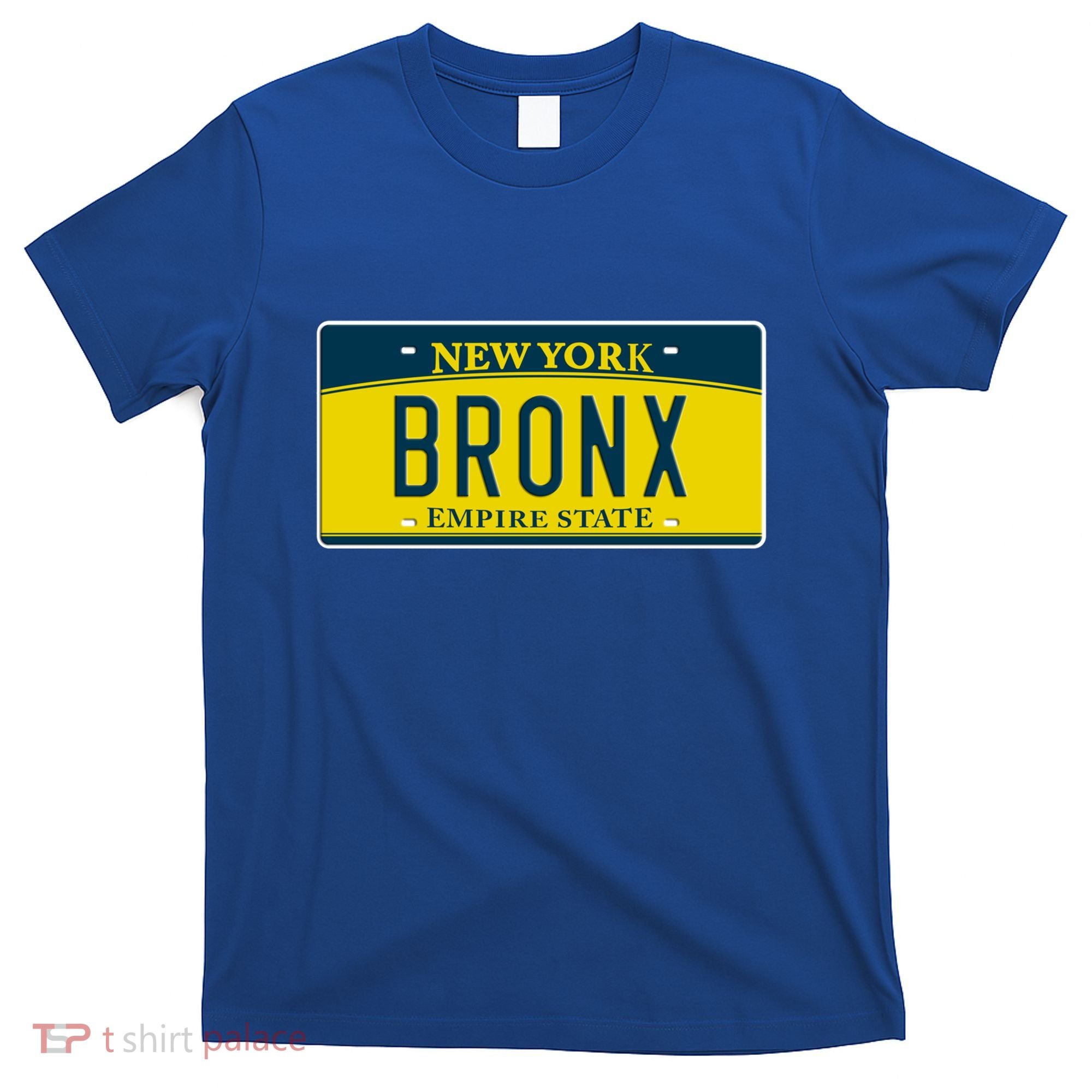 Bronx New York Ny Neighborhood Hometown License Plate Funny Gift T-Shirt