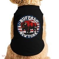Buffalo New York 716 Area Code Bison Wny Bflo Pride Doggie Tank thumb 0