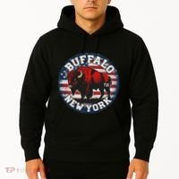Buffalo New York 716 Area Code Bison Wny Bflo Pride Hoodie thumb 2