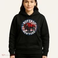 Buffalo New York 716 Area Code Bison Wny Bflo Pride Hoodie thumb 5
