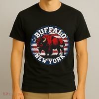 Buffalo New York 716 Area Code Bison Wny Bflo Pride T-Shirt thumb 3