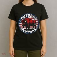 Buffalo New York 716 Area Code Bison Wny Bflo Pride T-Shirt thumb 4