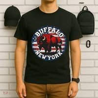 Buffalo New York 716 Area Code Bison Wny Bflo Pride T-Shirt thumb 6