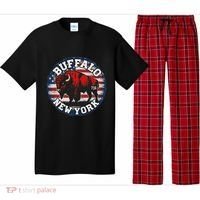 Buffalo New York 716 Area Code Bison Wny Bflo Pride Pajama Set thumb 0