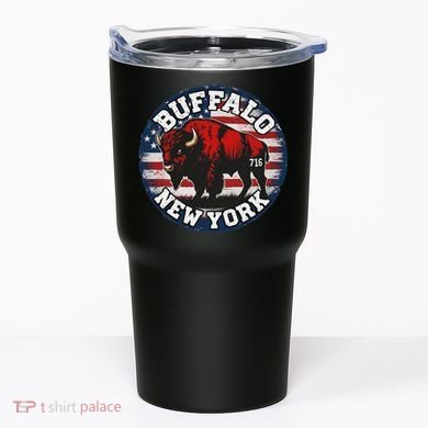 Buffalo New York 716 Area Code Bison Wny Bflo Pride Tumbler