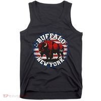 Buffalo New York 716 Area Code Bison Wny Bflo Pride Tank Top thumb 0