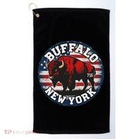Buffalo New York 716 Area Code Bison Wny Bflo Pride Golf Towel thumb 0