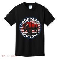 Buffalo New York 716 Area Code Bison Wny Bflo Pride Kids T-Shirt thumb 0