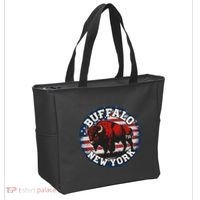 Buffalo New York 716 Area Code Bison Wny Bflo Pride Tote Bag thumb 2