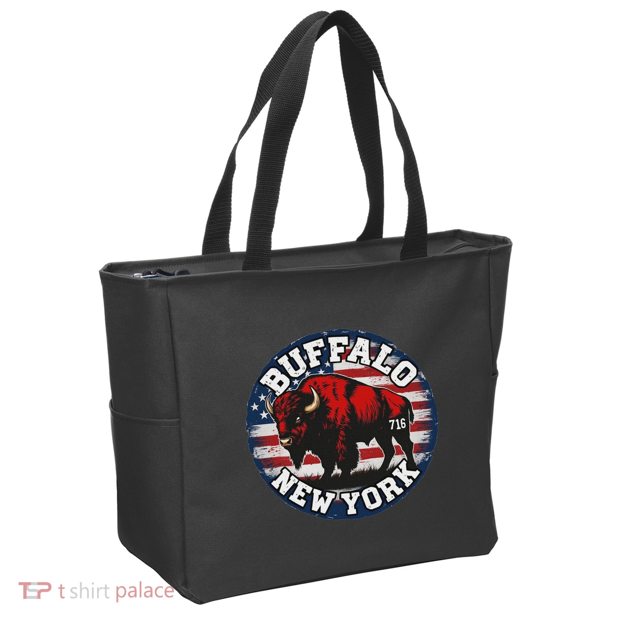 Buffalo New York 716 Area Code Bison Wny Bflo Pride Tote Bag