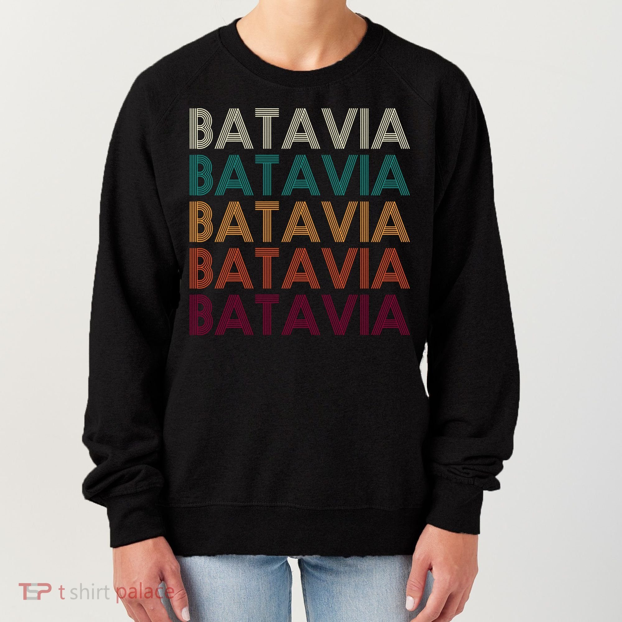 Batavia New York Retro Women's Sweatshirt