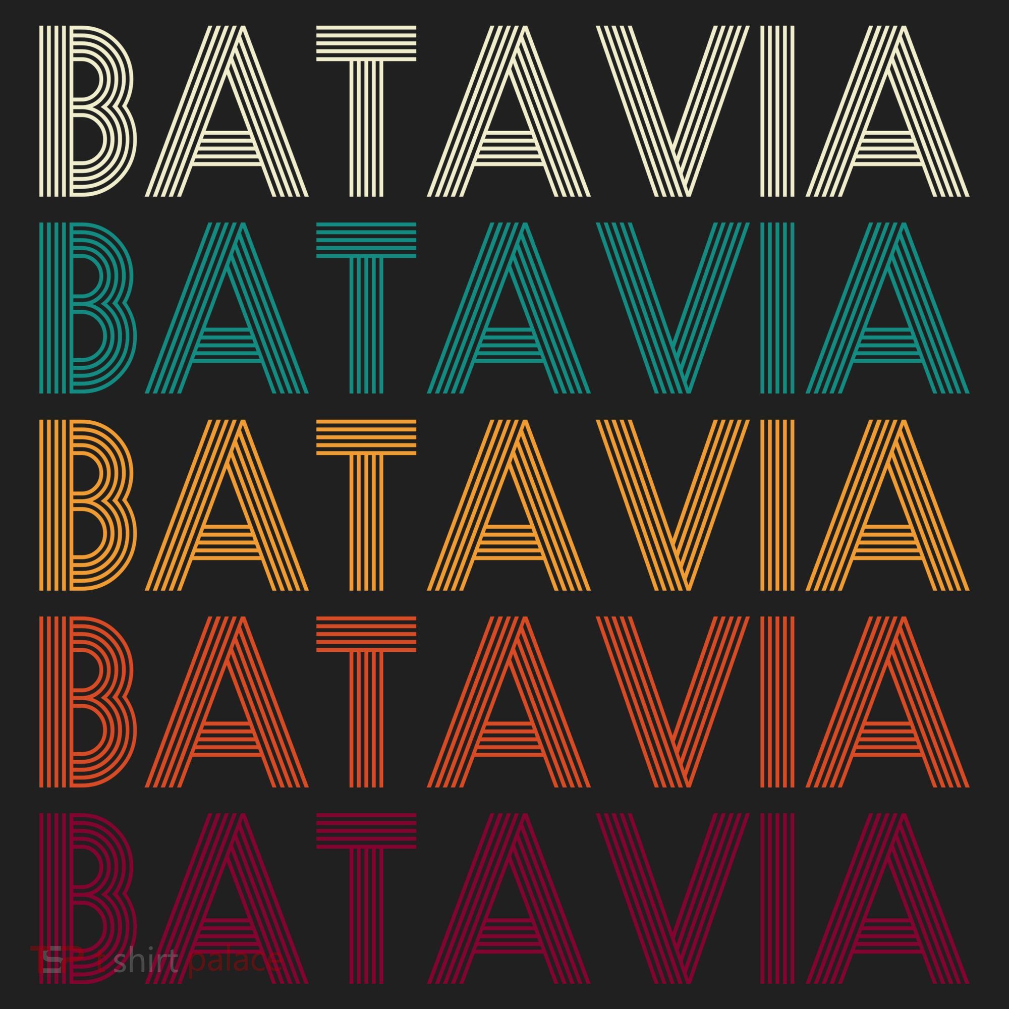 Batavia New York Retro Women's Sweatshirt