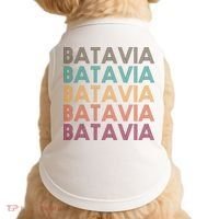 Batavia New York Retro Doggie Tank thumb 0