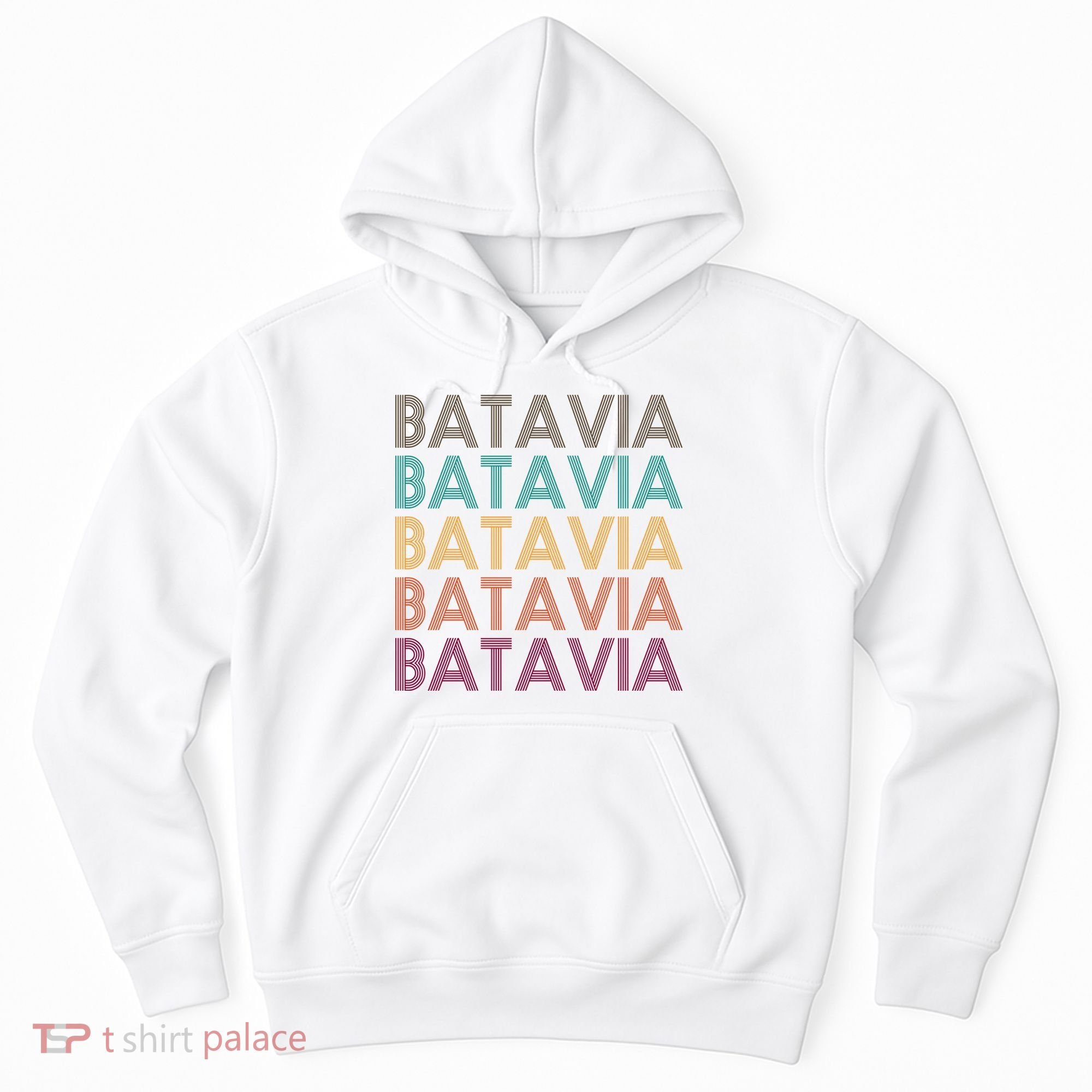 Batavia New York Retro Hoodie