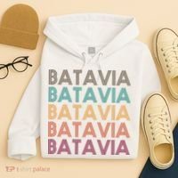 Batavia New York Retro Hoodie thumb 4