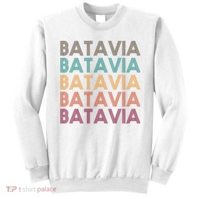 Batavia New York Retro Sweatshirt