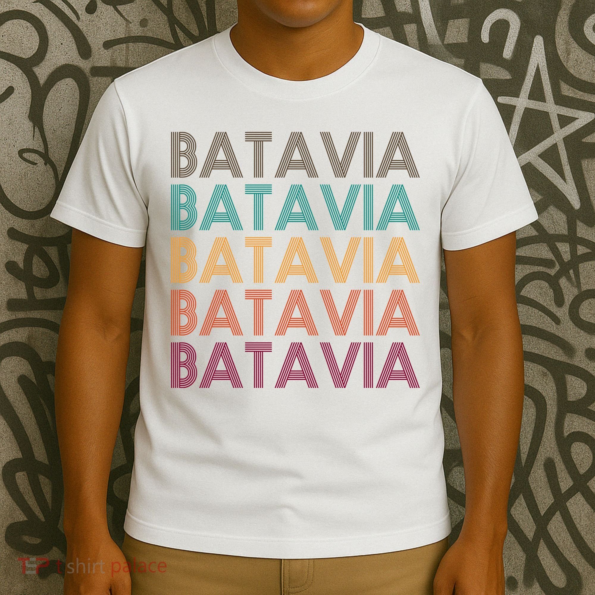 Batavia New York Retro T-Shirt