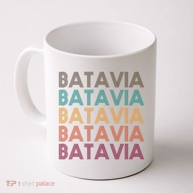 Batavia New York Retro Coffee Mug