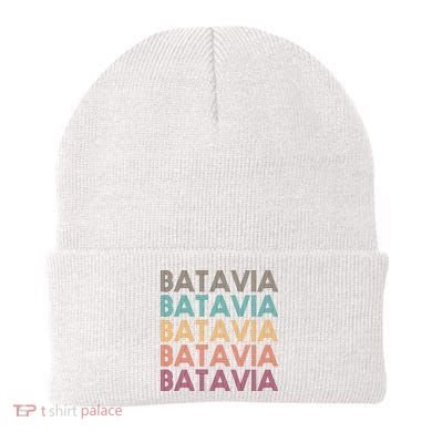 Batavia New York Retro Beanie