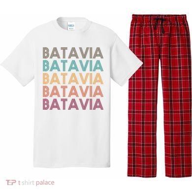 Batavia New York Retro Pajama Set