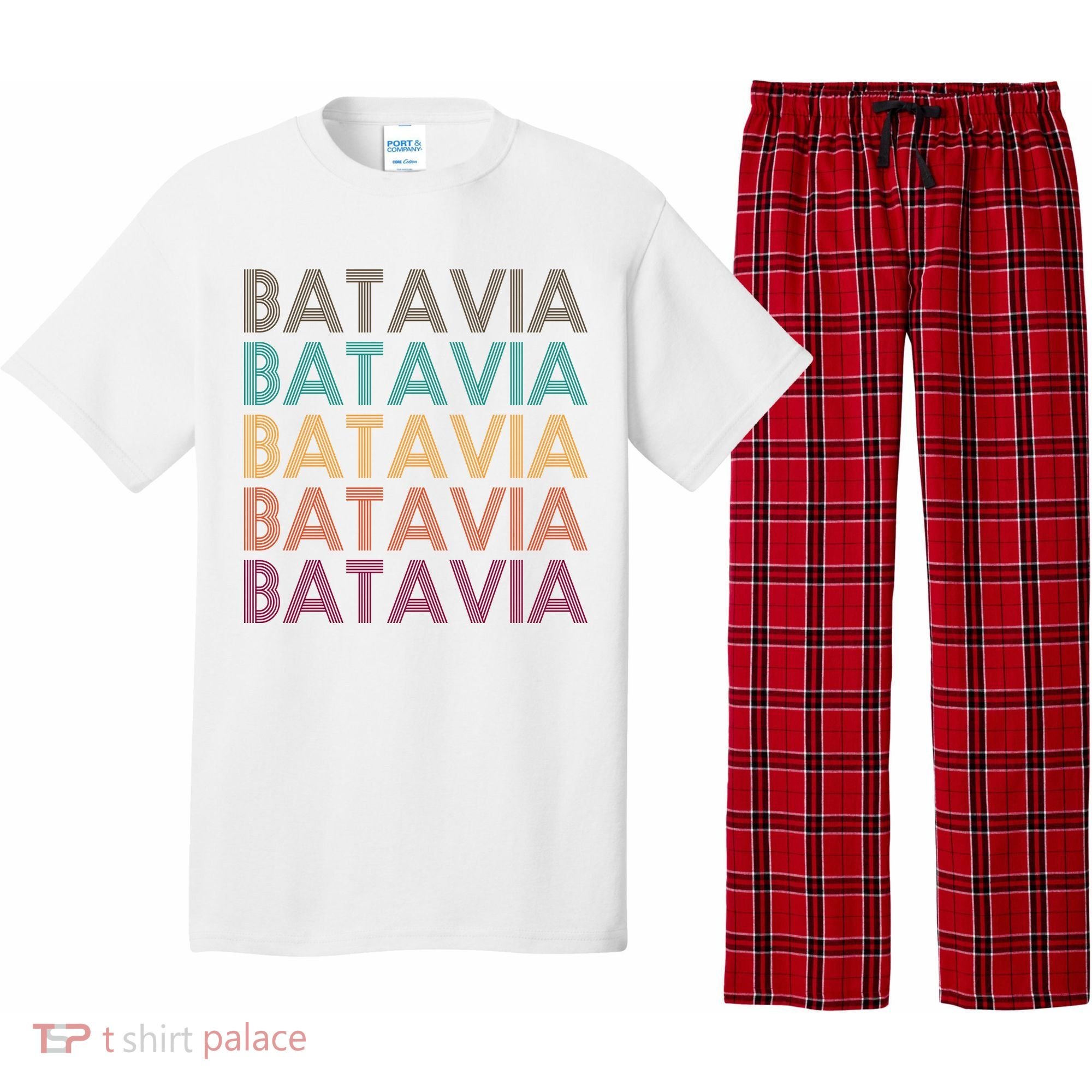 Batavia New York Retro Pajama Set