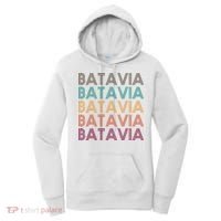 Batavia New York Retro Women's Hoodie thumb 0