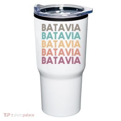Batavia New York Retro Tumbler