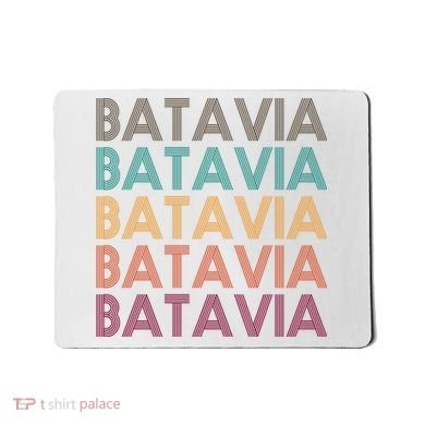 Batavia New York Retro Mousepad