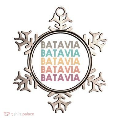 Batavia New York Retro Ornament