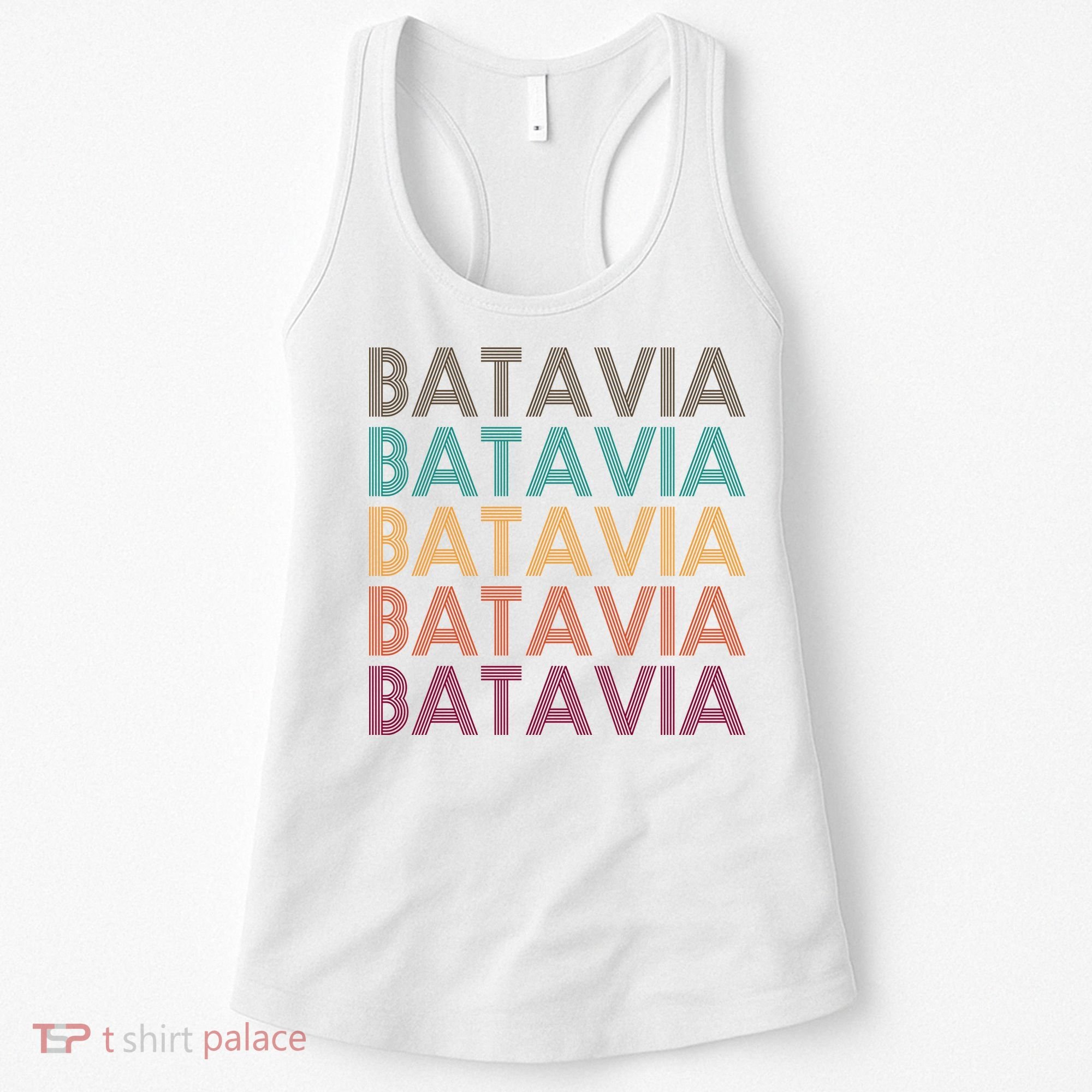Batavia New York Retro Women's Tank Top