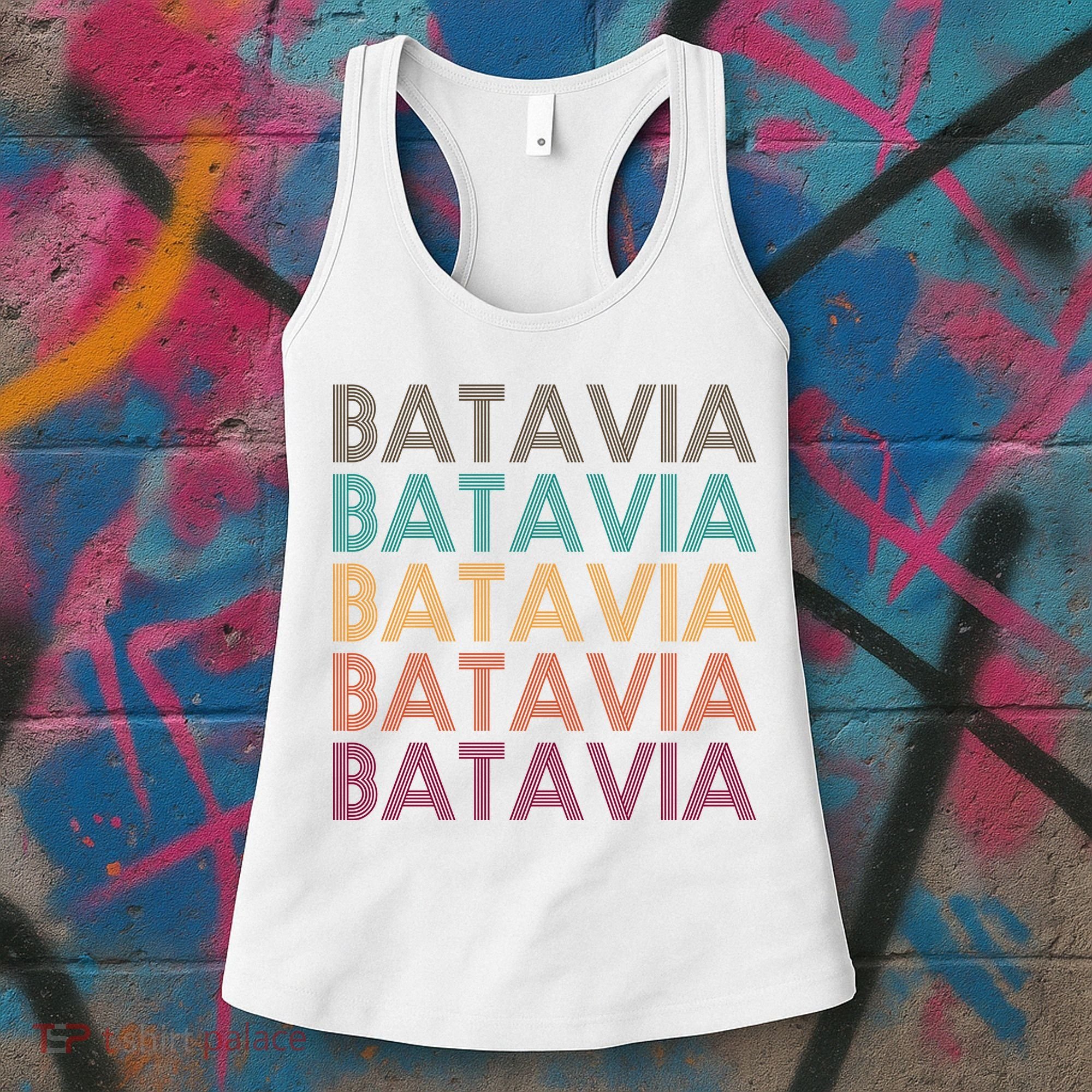 Batavia New York Retro Women's Tank Top