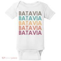 Batavia New York Retro Baby Bodysuit thumb 0