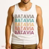 Batavia New York Retro Tank Top thumb 3