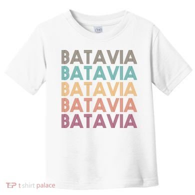 Batavia New York Retro Toddler T-Shirt