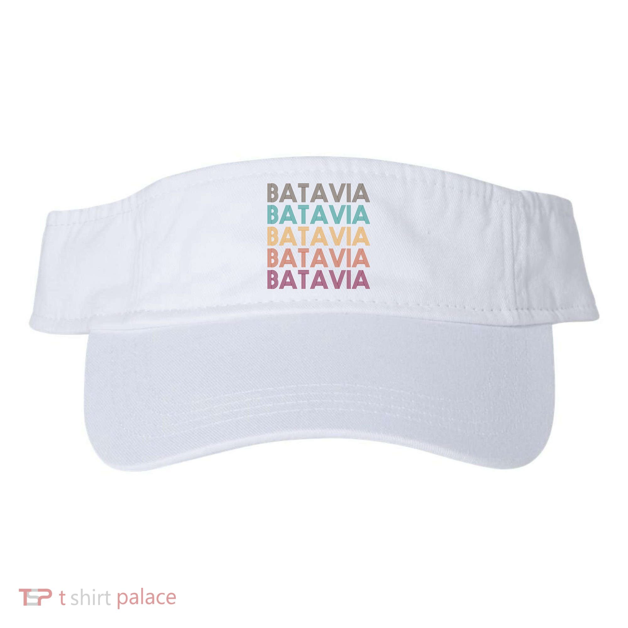 Batavia New York Retro Visor