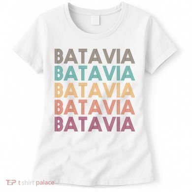 Batavia New York Retro Women's T-Shirt