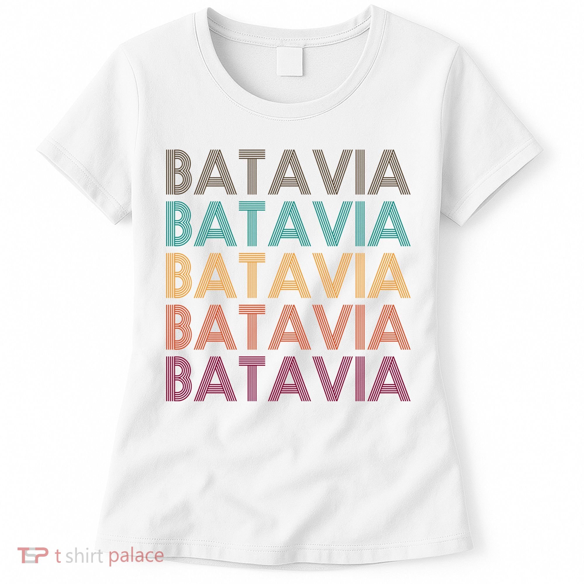 Batavia New York Retro Women's T-Shirt
