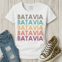 Batavia New York Retro Women's T-Shirt thumb 3
