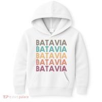 Batavia New York Retro Kids Hoodie thumb 0