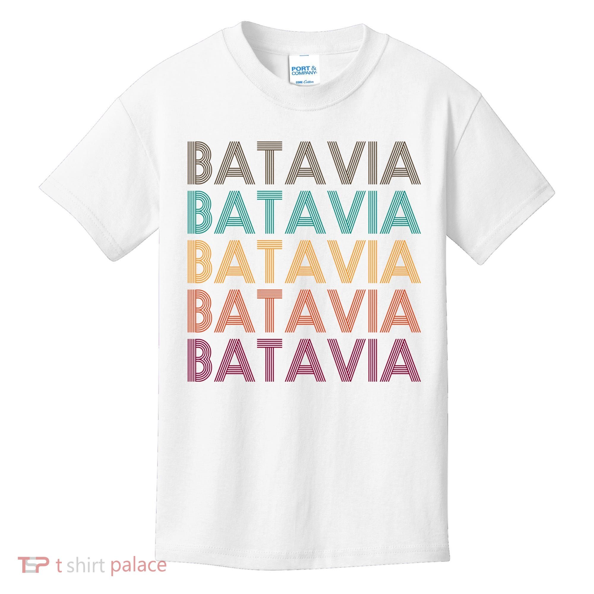 Batavia New York Retro Kids T-Shirt
