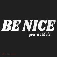 Be Nice You Asshole Funny Gift Women's Sweatshirt thumb 2