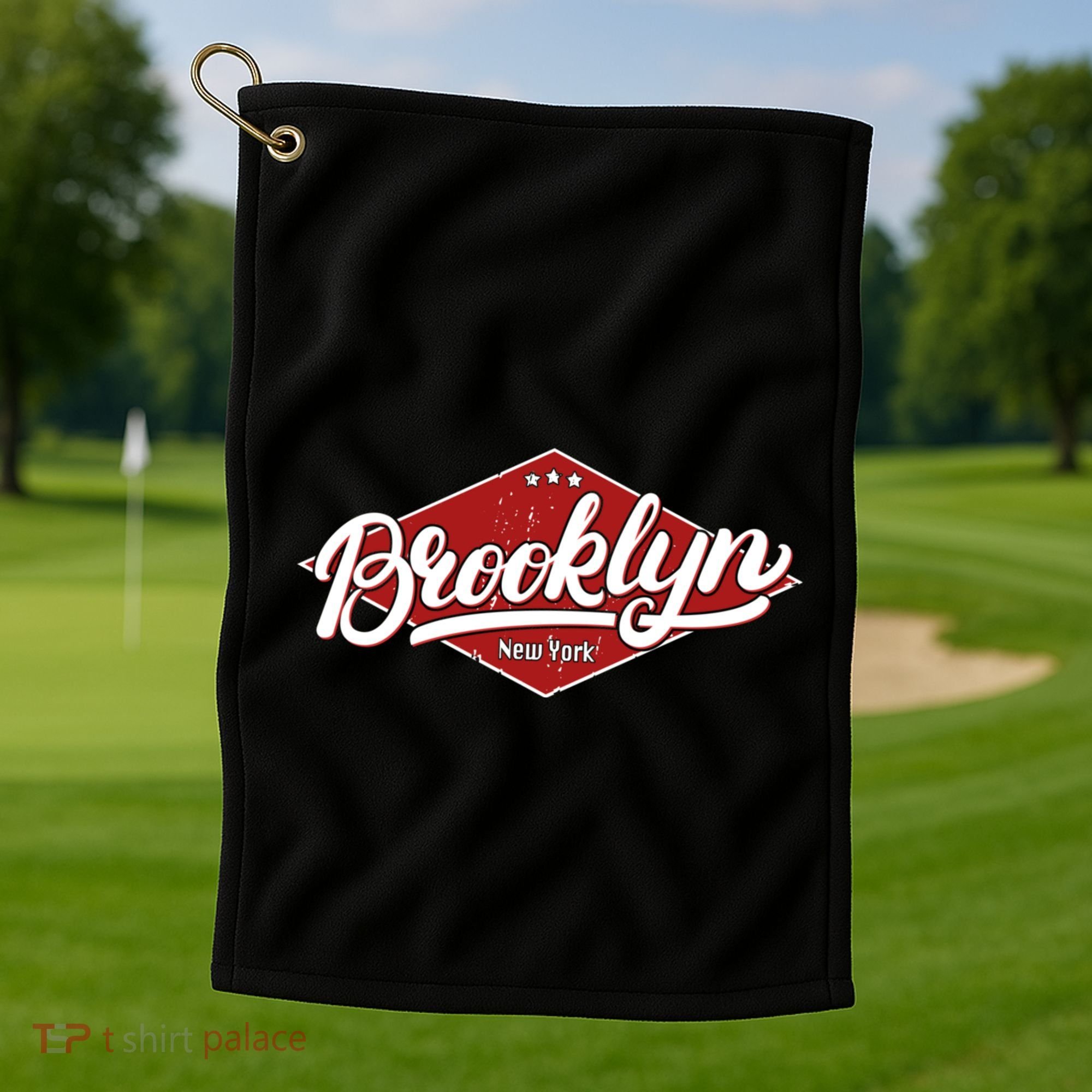 Brooklyn New York Golf Towel