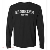 Brooklyn New York Brooklyn Black Cotton Polyester Colla Comfort Colors Heavyweight Long Sleeve T-Shirt thumb 0
