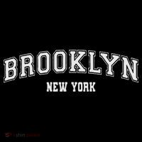 Brooklyn New York Brooklyn Black Cotton Polyester Colla Women's Hoodie thumb 2